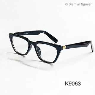 Gọng kính cận cao cấp nam nữ K9063, gọng cận Acetate dày dặn siêu chất