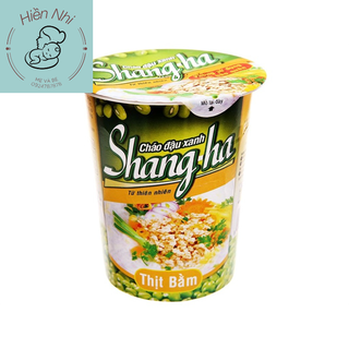 Cháo đậu xanh, Cháo Shangha 3 vị Ly 50gr Asian Food
