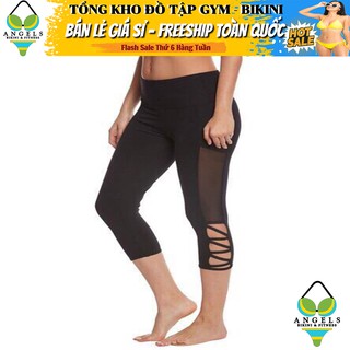 Quần Lửng Thể Thao Nữ Cao Cấp - Đồ Tập Yoga Gym Aerobic Q020 [ Giá Sỉ ]