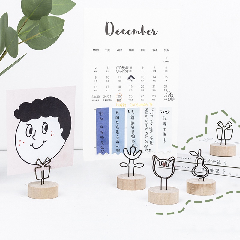 Giá Đỡ Kẹp Ảnh/ Giấy Ghi Chú Để Bàn Trang Trí