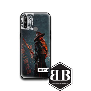 Ốp lưng kính cường lực Oppo Realme 6 Pro Realme C3 Realme 5 Pro Realme 5 5i Realme 3 Pro hình ảnh kiếm khách cô độc