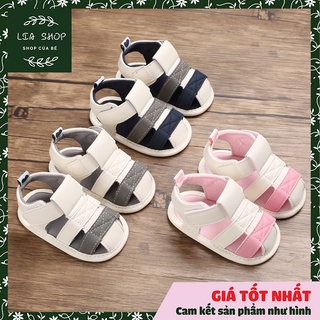 Dép tập đi cho bé, sandal tập đi cho bé chống trượt cho chân bé từ 11 đến 13cm