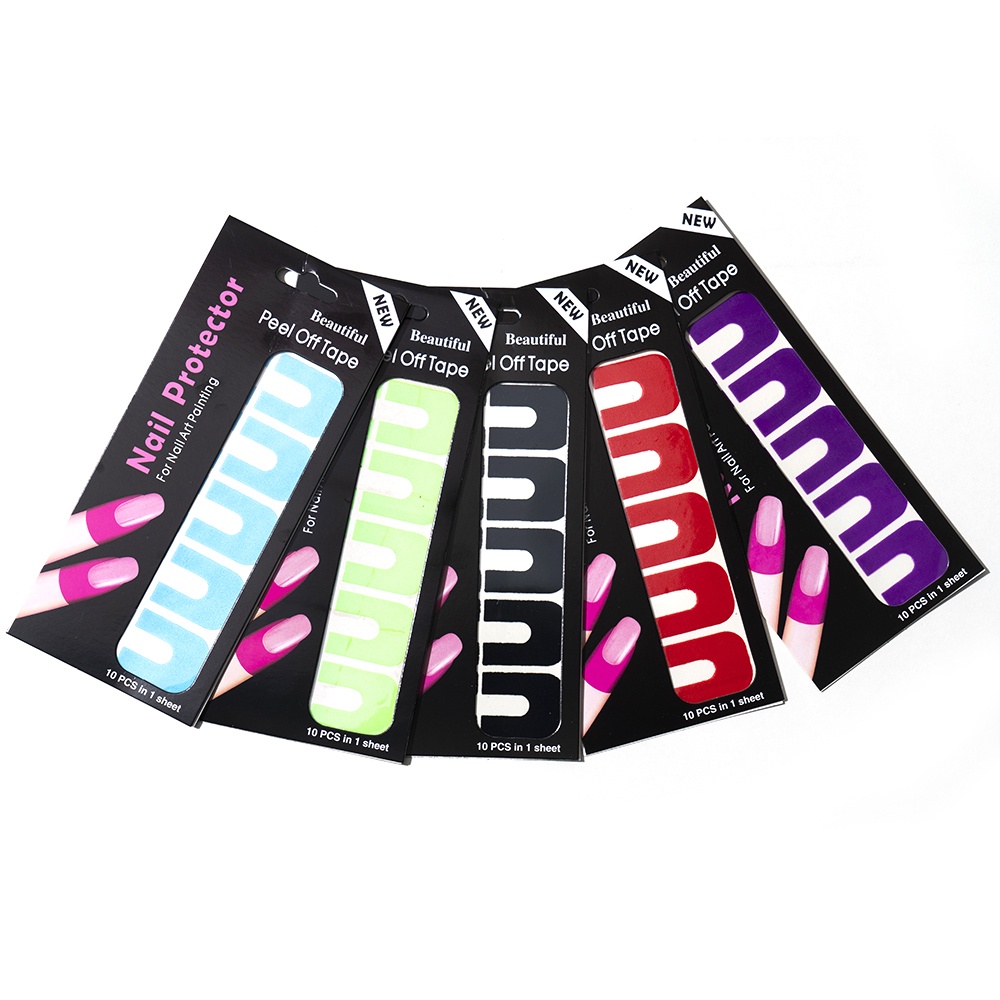 [Hàng mới về] Bộ 10 miếng dán bảo vệ ngón tay chống bắn giọt hình chữ U sử dụng tiện lợi