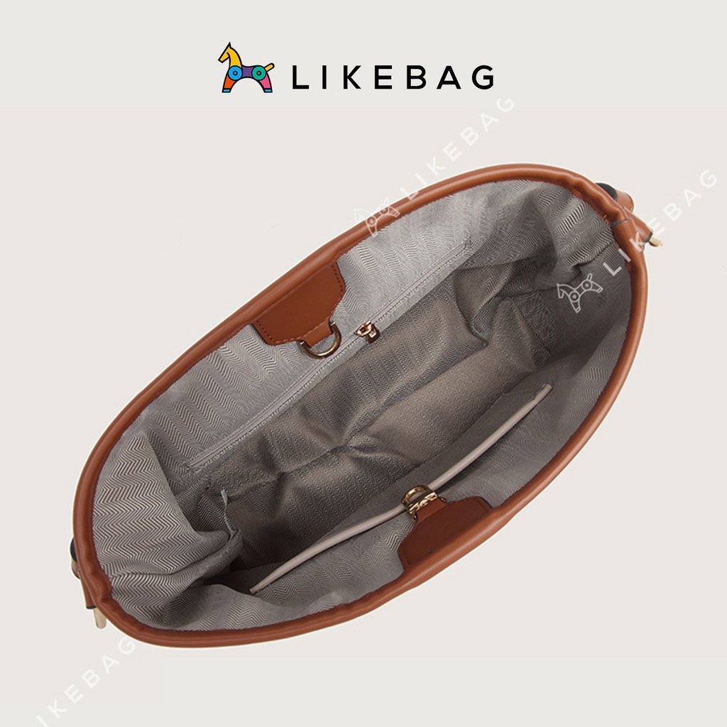 Túi xách nữ đeo vai LIKEBAG da mềm kiểu dáng thanh lịch công sở 218ST6776 - LIBAGI