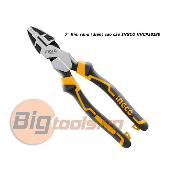Kềm răng Ingco HHCP28180