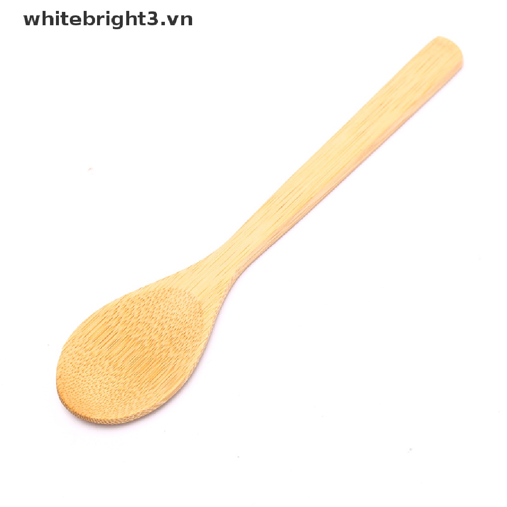 Set 3 muỗng tre tròn múc cà phê/ mứt tiện lợi