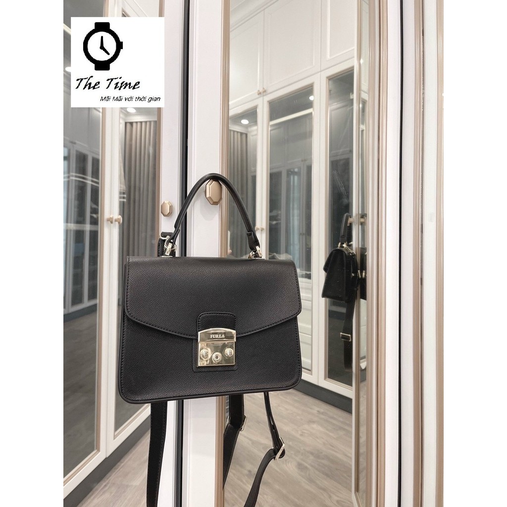 ( Sẵn 2 màu) Túi Furla nữ - Furla Metropolis Top Handle Bag (S) size 23x16x7cm