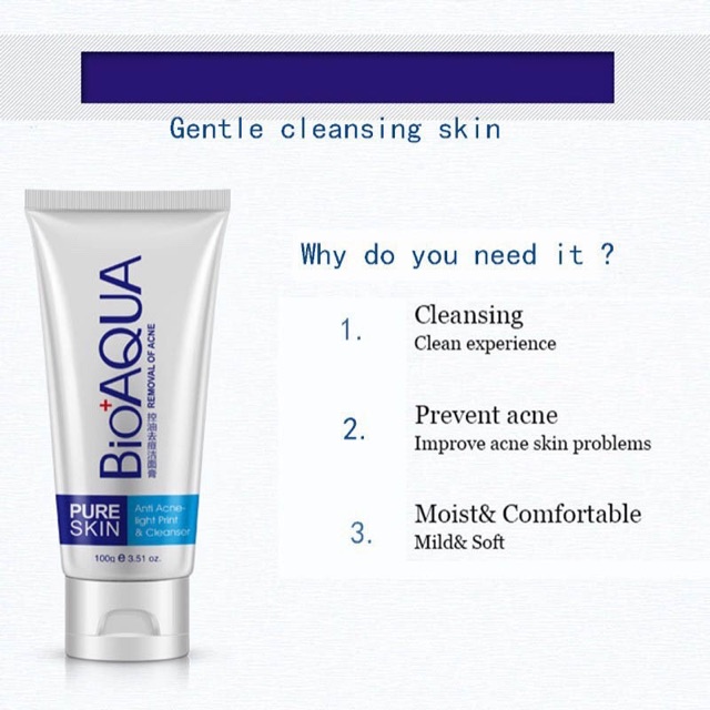 [RẺ VÔ ĐỊCH] Sữa rửa mặt mụn Bioqua 100g | BigBuy360 - bigbuy360.vn