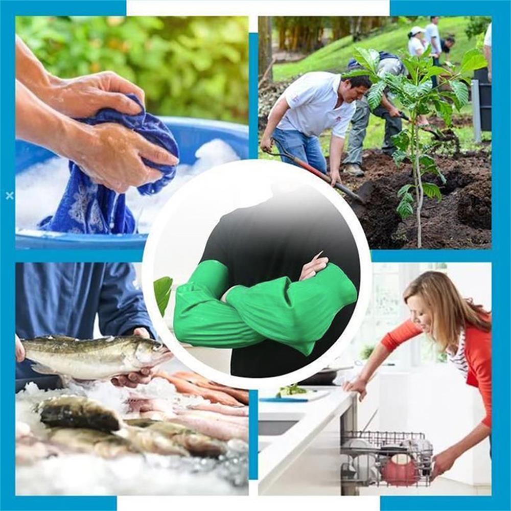 Găng tay ống cao su rửa chén / vệ sinh nhà cửa chống nước tiện lợi
