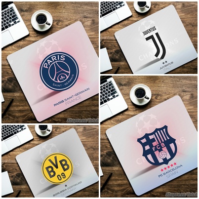 [Cực Độc] Bàn di chuột 40x45 logo các câu lạc bộ Football bóng đá hàng đầu thế - lót chuột design