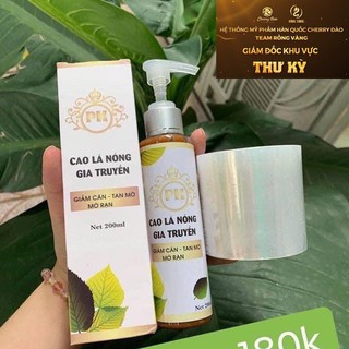 CAO LÁ NÓNG GIA TRUYỀN - GIẢM CÂN - TAN MỠ - MỜ RẠN
