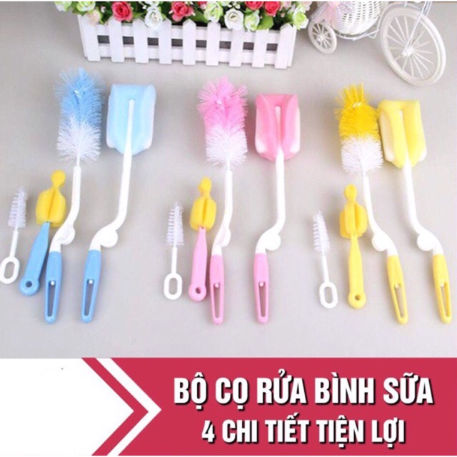 Bộ cọ bình 4 chi tiết