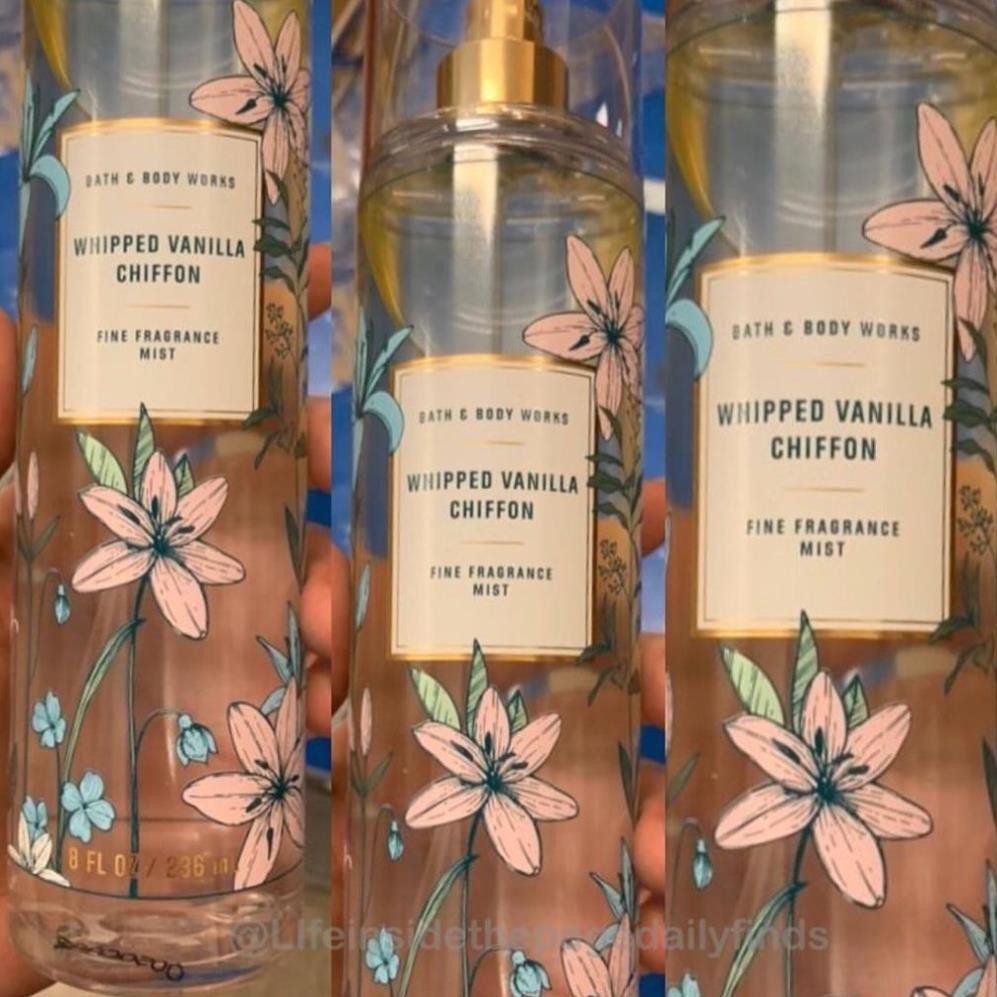 (33ML)XỊT THƠM WHIPPED VANILLA BATH AND BODYWORKS | Thế Giới Skin Care