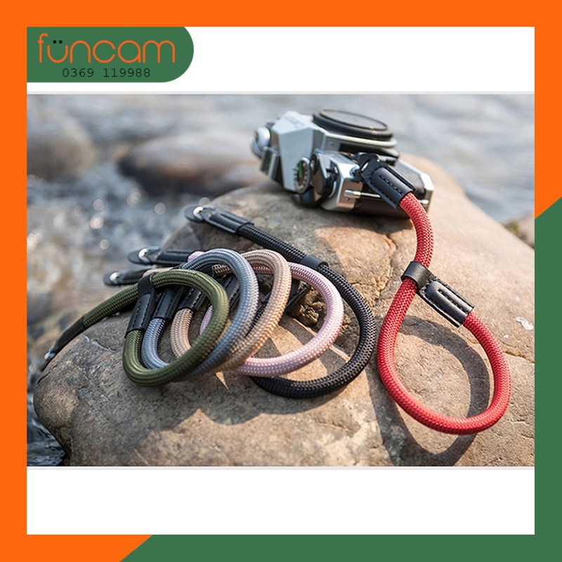 Dây đeo máy ảnh dạng bện tròn