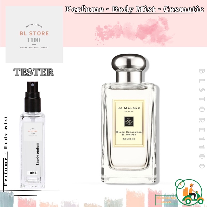 Nước hoa dùng thử Jo Malone Black Cedarwood & Juniper Test 10ml/20ml Spray / Chuẩn authentic