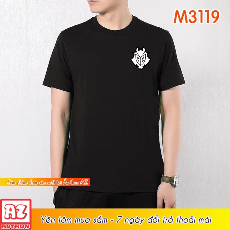 Áo Thun LMHT Liên Minh Huyền Thoại in logo G2 2022 - Mẫu mới M3119 !