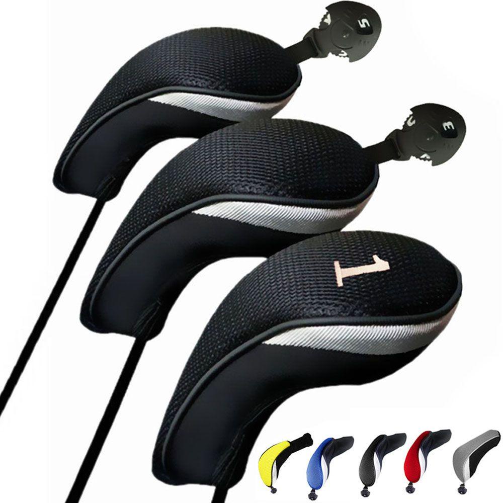 Set 3 Vỏ Bọc Bảo Vệ Đầu Gậy Đánh Golf Chuyên Dụng