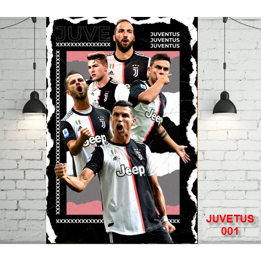 Poster dán tường clb bóng đá Juventus cực đẹp, tiện dụng