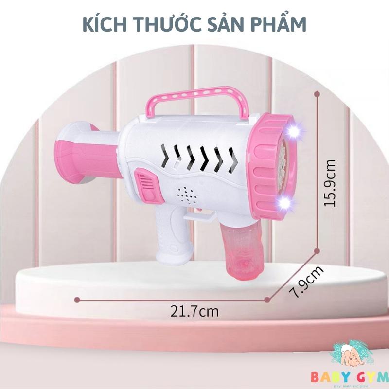 Súng bắn bong bóng xà phòng, nhiều mẫu, siêu mạnh, tặng kèm pin, máy thổi bong bóng  - BABYGYM
