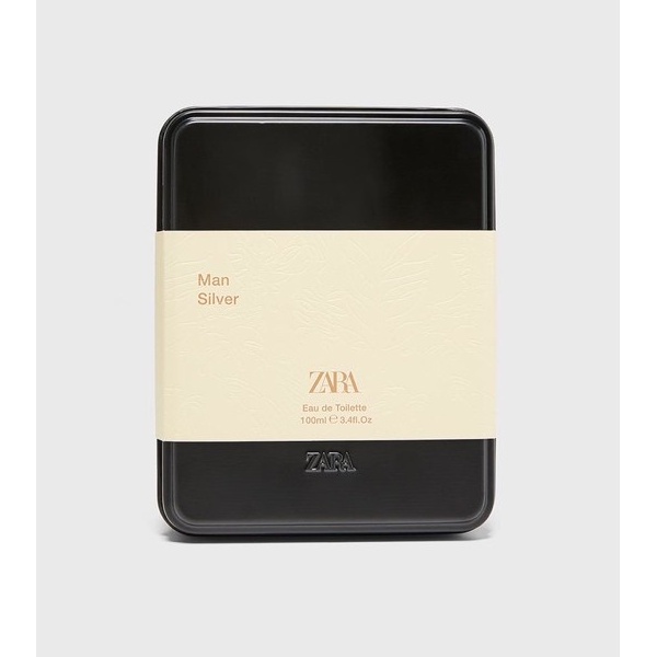 Nước hoa nam Zara man Silver hộp thiếc.