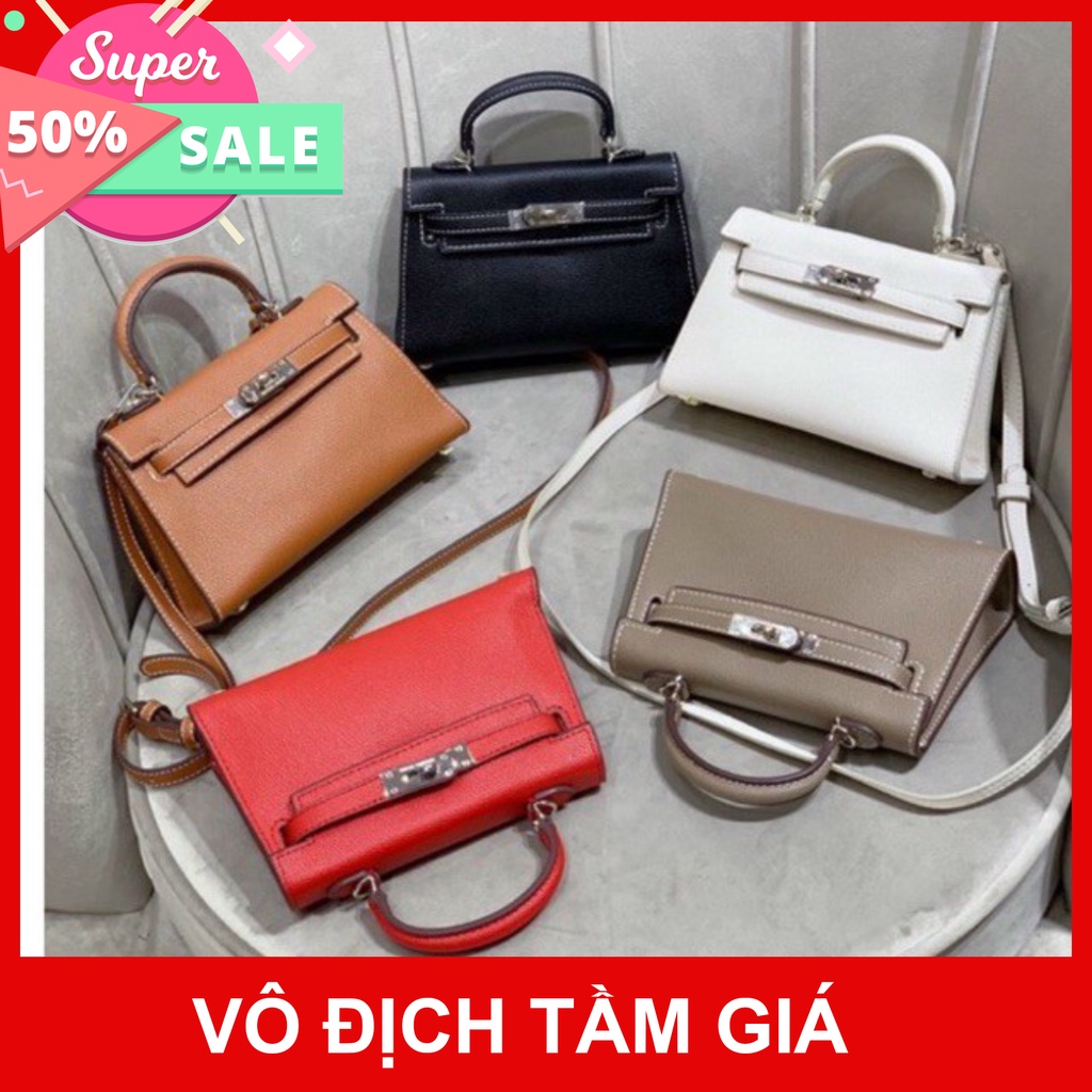 [GIÁ SỈ+ TẶNG KHĂN] Túi hm size 19 túi xách nữ hermes mini kèm khăn đeo chéo cực xinh