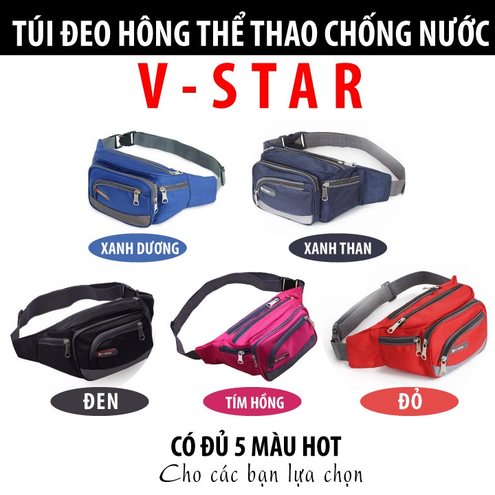 Túi Đeo Hông Đeo Chéo Đeo Bụng Đựng Điện Thoại Tiện Lợi - Túi V-STAR “5 IN 1” | WebRaoVat - webraovat.net.vn