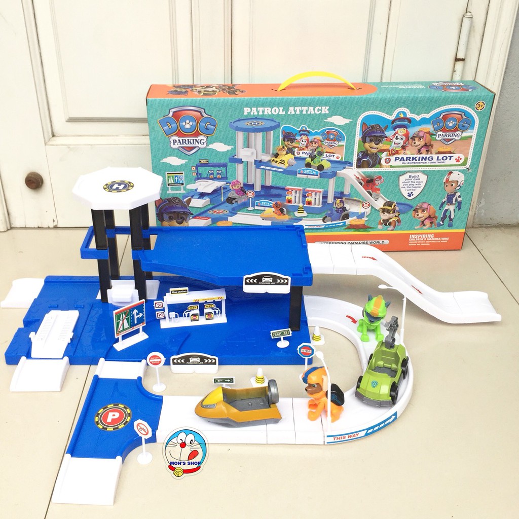 Đồ chơi lắp ráp mô hình bãi đậu xe chó cứu hộ Paw Patrol 553-338