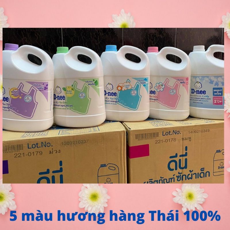 Nước giặt Dnee 3000ml - Giặt xả quần áo cho trẻ sơ sinh