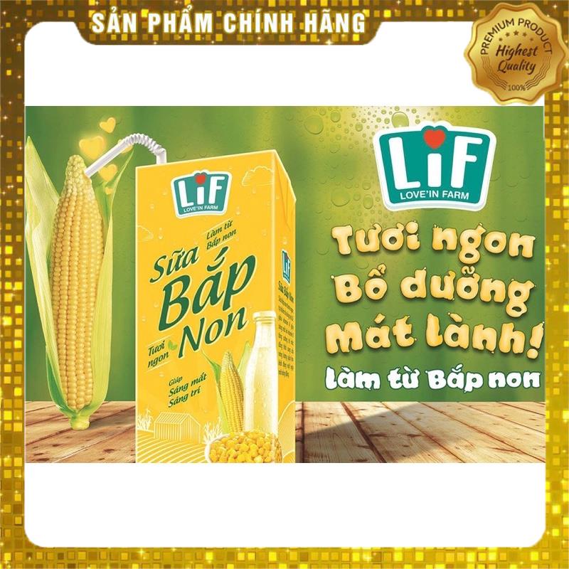 Sữa Bắp Non LiF Kun thùng 24 Hộp x 180ml