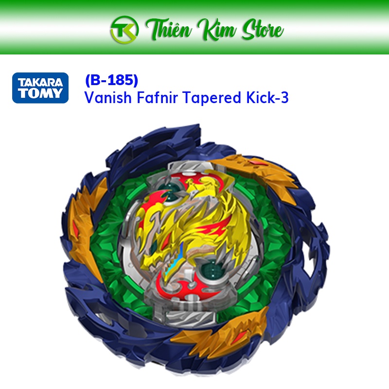 Con Quay B-185 Vanish Fafnir Tapered Kick-3 - Beyblade Burst DB TAKARA TOMY