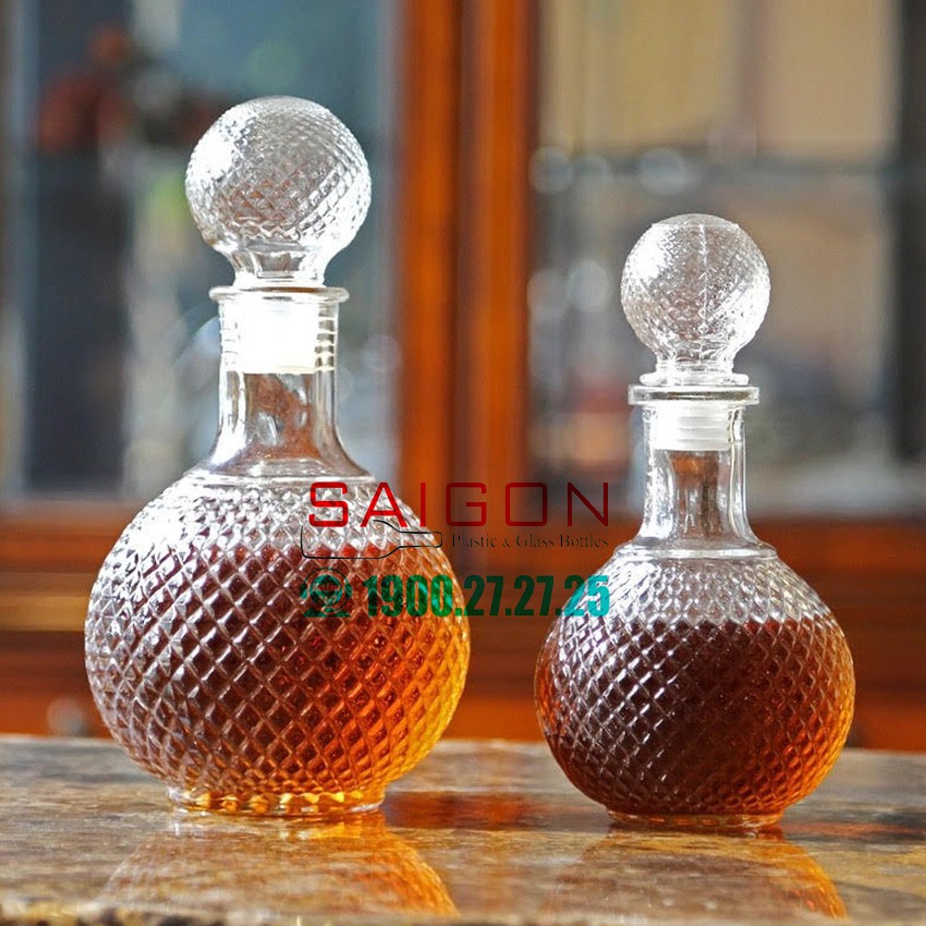 [ Rẻ Vô Địch ] Bình Thủy Tinh ngâm Ruou 750ml Sang Trọng