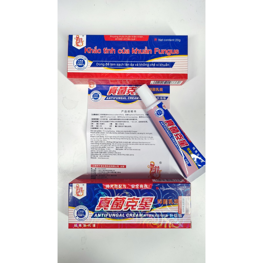 Khắc tinh của khuẩn FUNGUS, tuýp kem bôi nấm và các loại vi khuẩn ngoài da