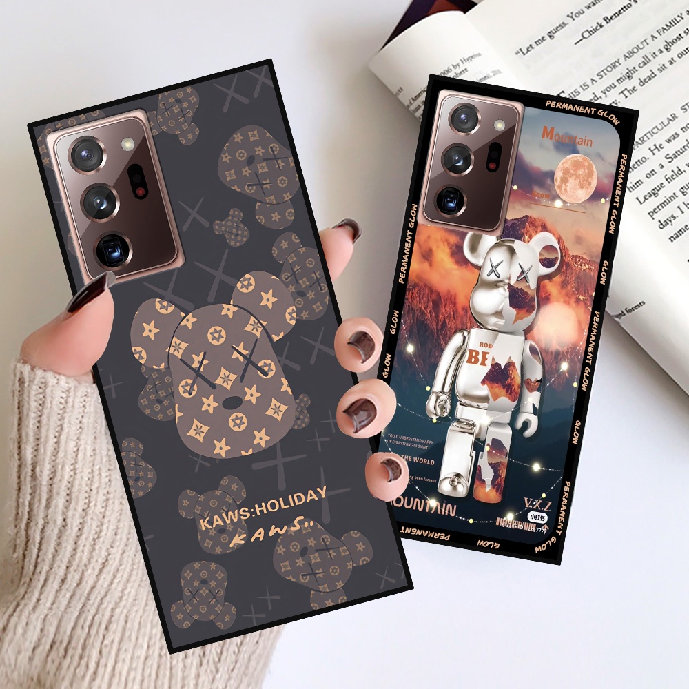 Ốp lưng Samsung Note 20 / Note 20 Ultra / Note 20 Ultra 5G  in hình họa tiết Mountain, Be@rbrick dễ thương (T13 - T18)