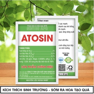Phân bón lá atosin - kích thích sinh trưởng, sớm ra hoa tạo qủa