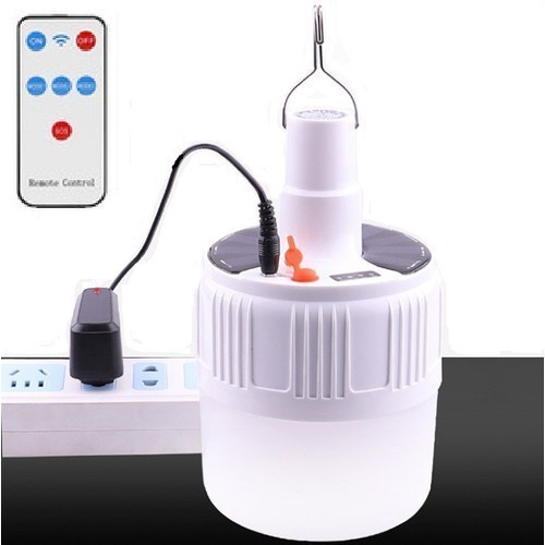 Bóng Đèn Led Tích Điện Chống Nước Có Điều Khiển Từ Xa, Sạc Điện DC Và Năng Lượng Mặt Trời