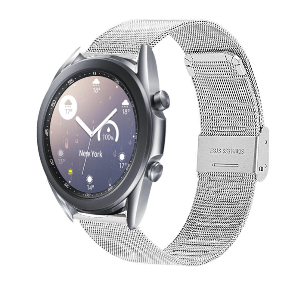 Dây Đeo Inox Milanese 22mm 20mm Cho Đồng Hồ Thông Minh Samsung Galaxy Watch 3 45mm 41mm