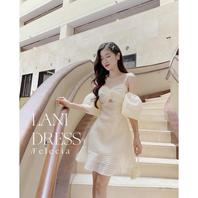 💥Váy trễ vai xoắn ngực tiểu thư xinhh xỉuuu❤❤
