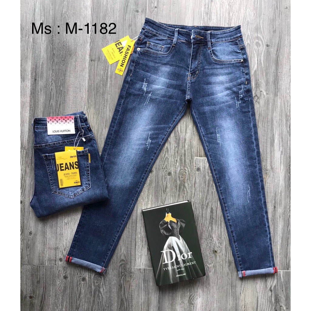 Quần jean nam rách cao cấp mẫu mới nhất hiện nay hàng chuẩn shop NH8888 kvh001 | BigBuy360 - bigbuy360.vn