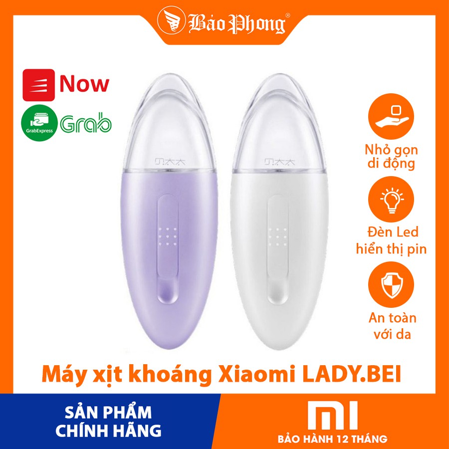 Máy xịt khoáng Xiaomi LADY.BEI ultrasonic water supply meter dưỡng ẩm làm đẹp da mini cầm tay di động dành cho phụ nữ