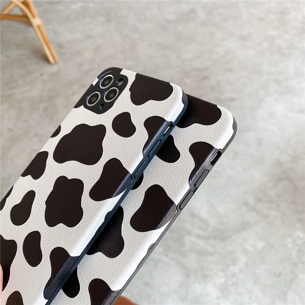 Ốp điện thoại IMD họa tiết bò sữa chống sốc thời trang cho IPhone 12Pro max 12mini 11 pro Max X XS XR XSMAX 6 6s 7 8 Plus | BigBuy360 - bigbuy360.vn