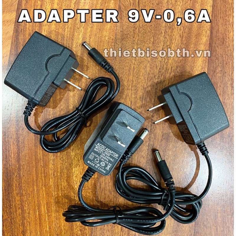 Nguồn 9V-0,6A - Adapter 9V-0.6A Cho Bộ Phát Wifi Tplink. tenda