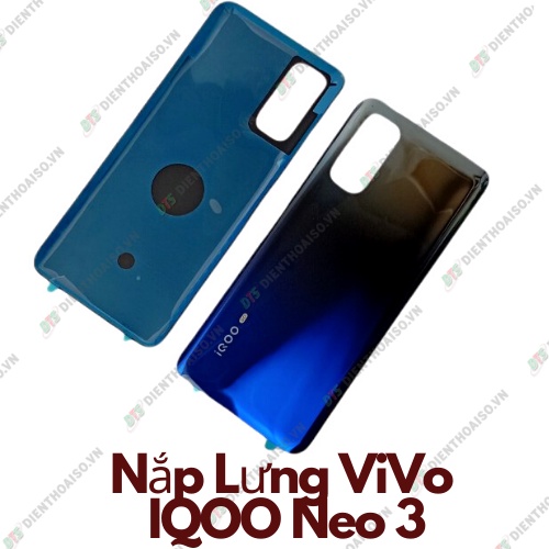 Nắp lưng vivo iqoo neo 3 xanh tím