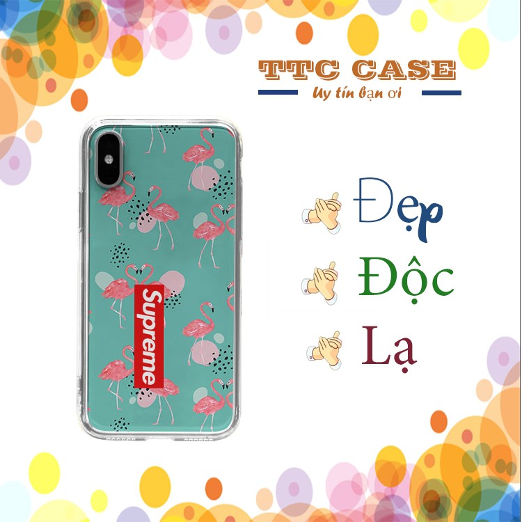 Ốp kính Silicone dẻo hình logo Supreme Hiện Đại riêng chỉ Iphone JC20200800127