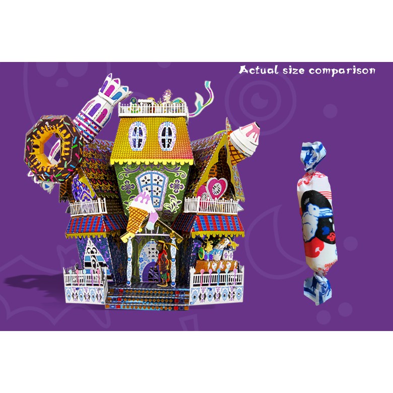 Mô Hình Lắp Ghép kim Loại 3D Seri Ngôi nhà Halloween Picture Kingdom