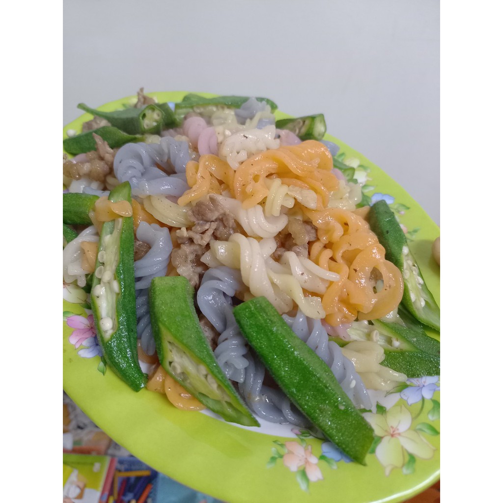Nui xoắn rau củ ngũ sắc NT Food, dùng xào eatclean