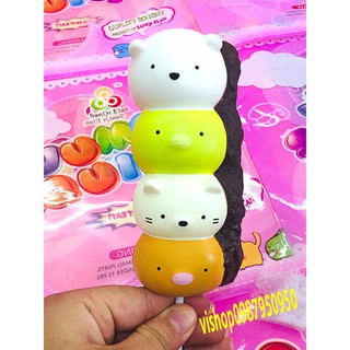 [CÓ VIDEO] SQUISHY KẸO HỒ LÔ MÈO 4 TẦNG