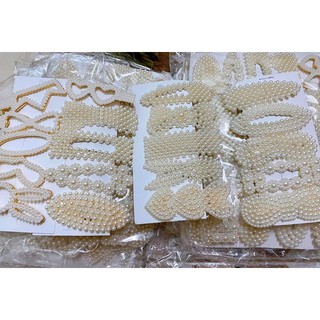 Set 20 kẹp tóc ngọc trai nhân tạo