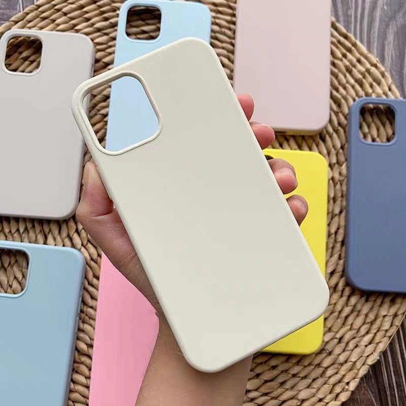 Ốp Điện Thoại Silicone Mềm Chất Lượng Cao Chống Rơi Cho IPhone 12 12Pro 12promax 12 Mini Jsj7