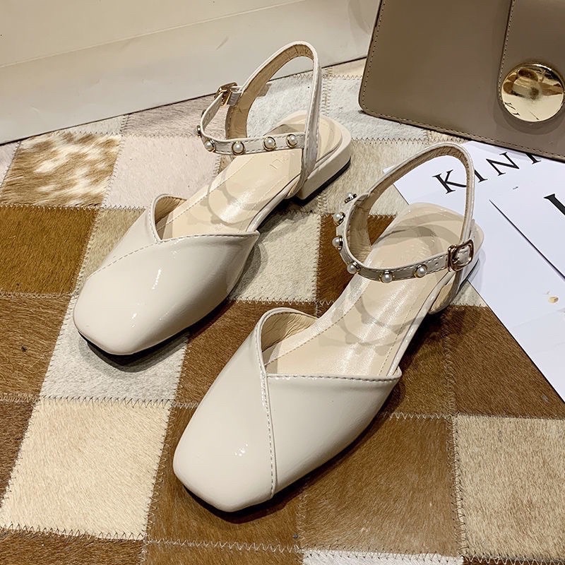 [SẴN SIZE 39] GIÀY BỆT GẮN ĐÁ QUAI NGỌC