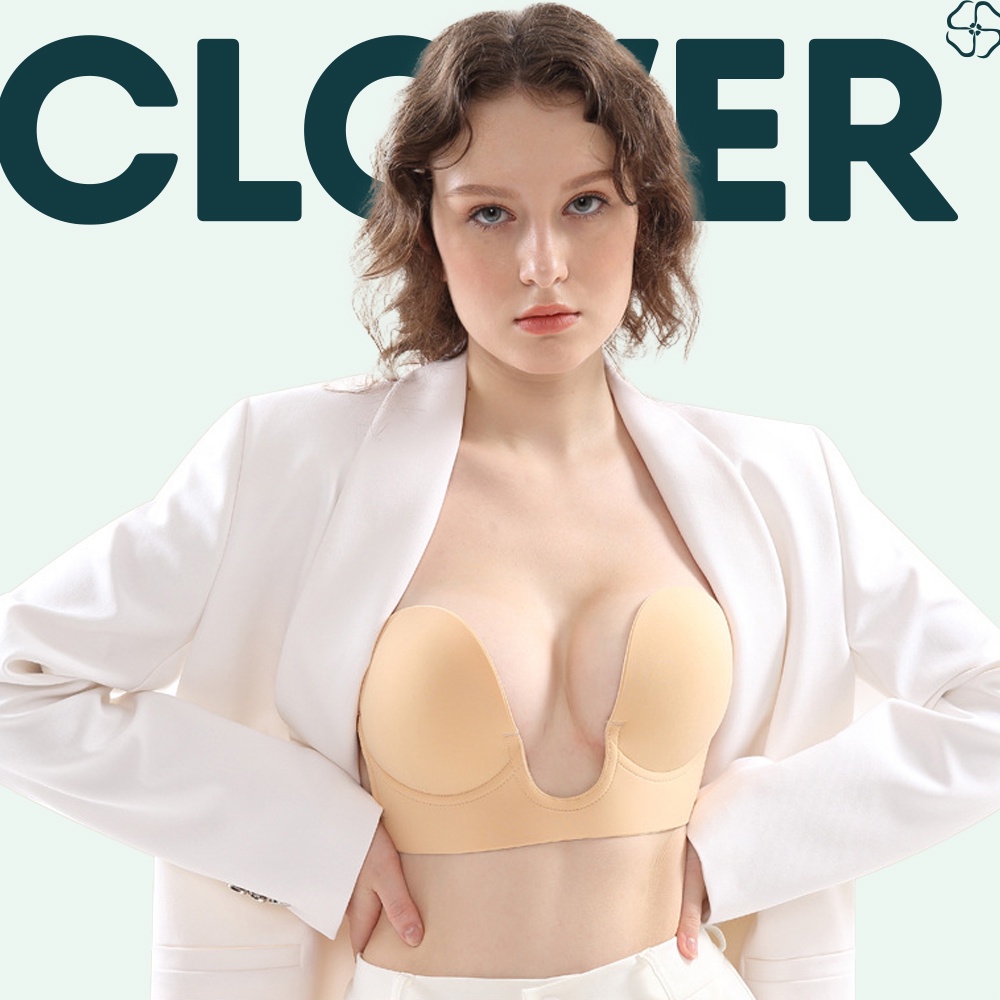 Áo Dán Ngực Nâng Đỡ Tạo Khe Hở Lưng Không Dây Không Gọng ELSA BRA - U02